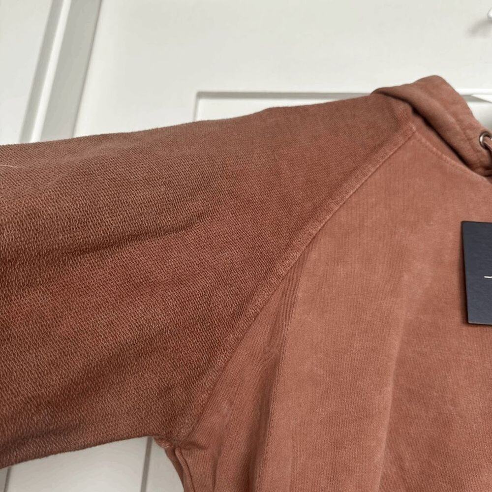 Joe’s Jeans Russet Brown Cropped Hoodie Size S NWT - Picture 5 of 10